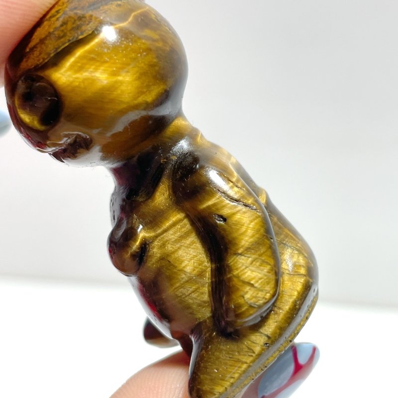 13 Pieces Tiger Eye Voodoo Doll Carving(Defect) - Wholesale Crystals
