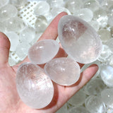 139 Pieces Clear Quartz Eggs (Sea Freight Only) -Wholesale Crystals