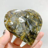 14 Pieces Green Mica Heart -Wholesale Crystals
