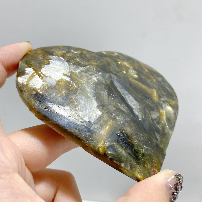 14 Pieces Green Mica Heart -Wholesale Crystals