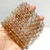 14 Pieces Six Star Line Clear Quartz Bracelets - Wholesale Crystals