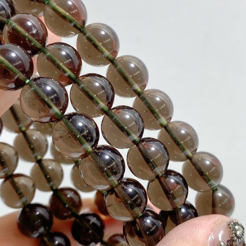 14 Pieces Smoky Quartz Bracelets -Wholesale Crystals