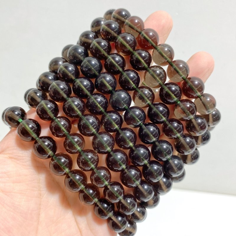 14 Pieces Smoky Quartz Bracelets -Wholesale Crystals