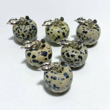 14 Types Small Apple Carving Wholesale Clear Quartz Green Aventurine Lepidolite - Wholesale Crystals