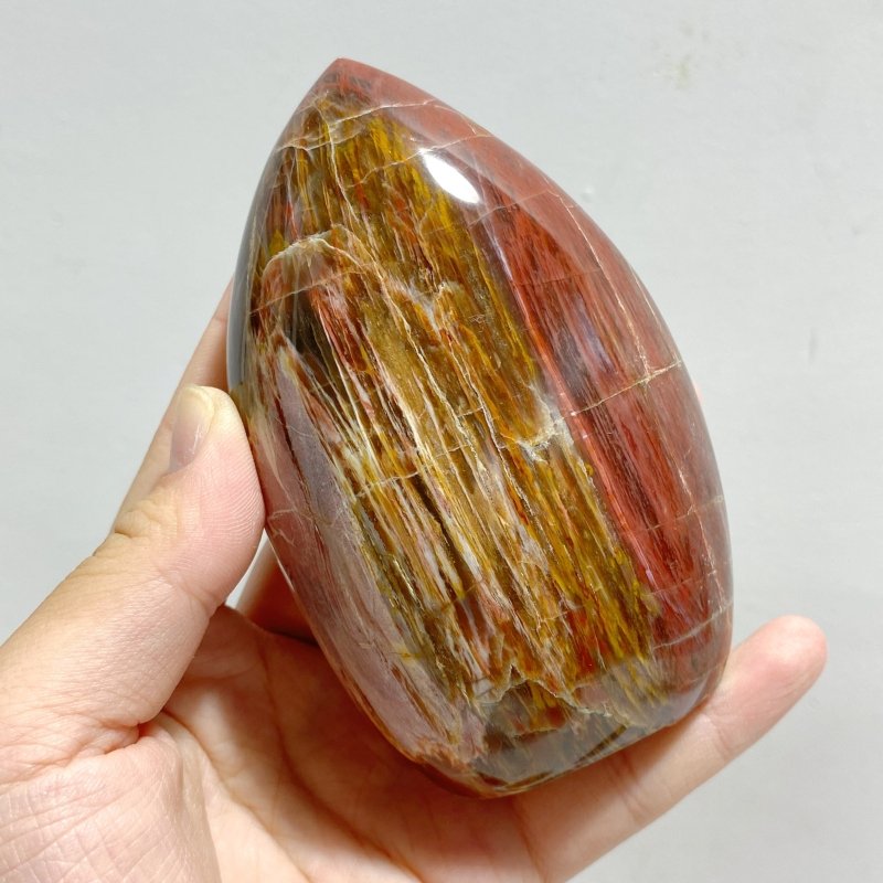 15 Pieces Petrified Wood Stone Arrow Head Shape -Wholesale Crystals