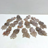15 Pieces Sakura Flower Agate Goldfish Carving -Wholesale Crystals