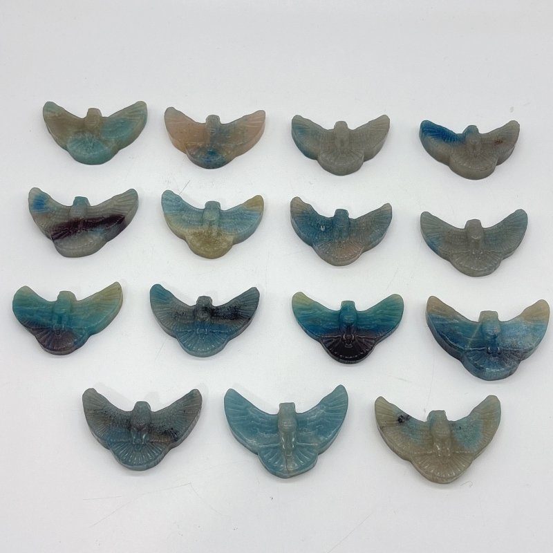 15 Pieces Trolleite Stone Owl Carving - Wholesale Crystals