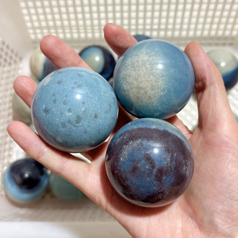 16 Pieces Beautiful Trolleite Spheres - Wholesale Crystals