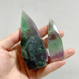 16 Pieces High Quality Large Rainbow Fluorite Flame -Wholesale Crystals