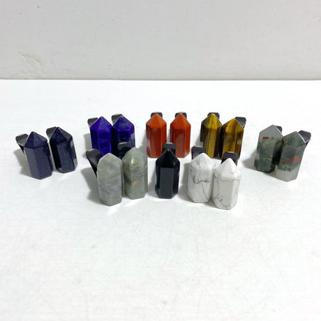 16 Types Crystal Point Car Air Vent Clips Crystal Wholesale Car Accessories Howlite Tiger Eye - Wholesale Crystals