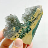 17 Pieces Blue Fluorite Mixed Pyrite Raw Side Tower Point -Wholesale Crystals