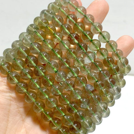 17 Pieces Green Amethyst Bracelets - Wholesale Crystals