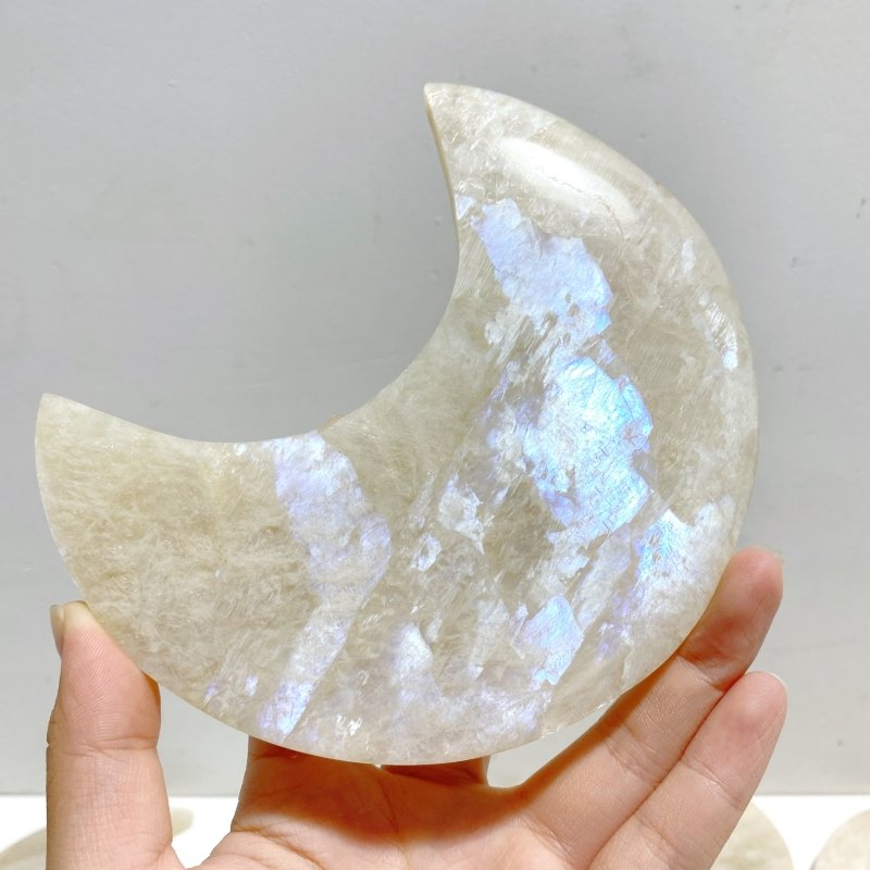 17 Pieces Moonstone Moon Crystal Carving -Wholesale Crystals