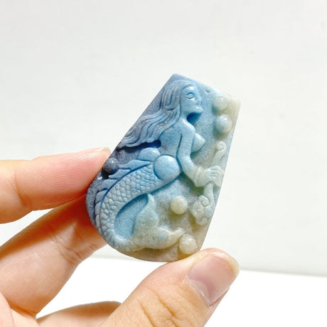 17 Pieces Trolleite Mermaid Carving Crystal Wholesale Closeout - Wholesale Crystals
