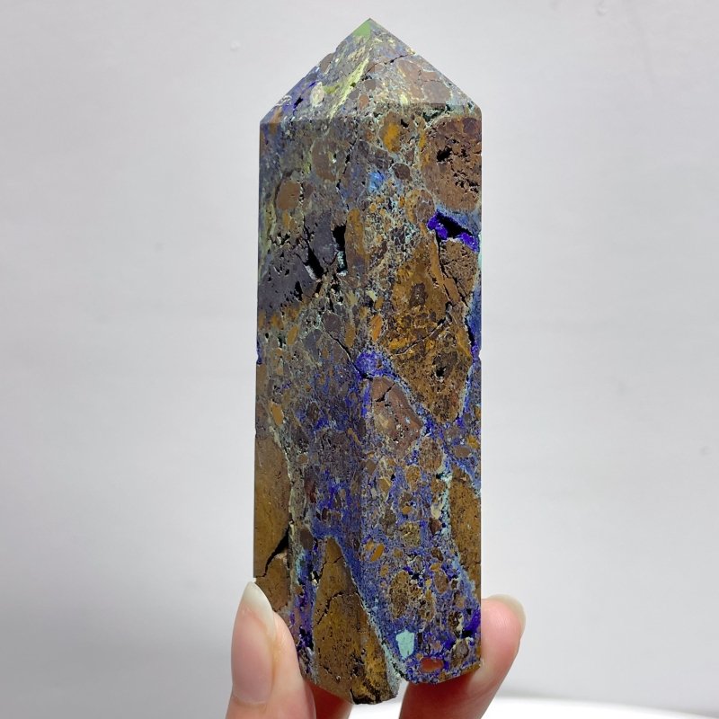 17 Pieces Unique Azurite Tower - Wholesale Crystals