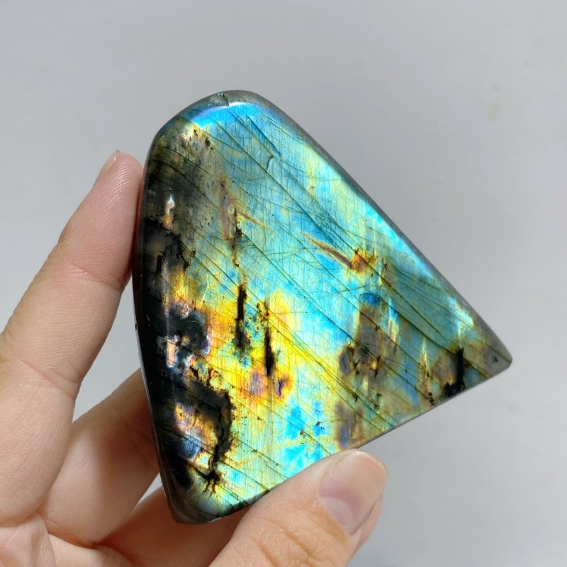 18 Pieces Beautiful Polished Labradorite Free Form -Wholesale Crystals