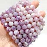 19 Pieces 9mm Spark Lepidolite Bracelet - Wholesale Crystals