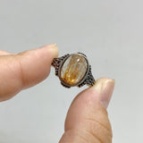 19 Pieces Golden Rutile Quartz Different Styles Ring -Wholesale Crystals