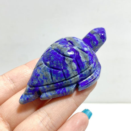 19 Pieces Lapis Lazuli Sea Turtles Carving - Wholesale Crystals