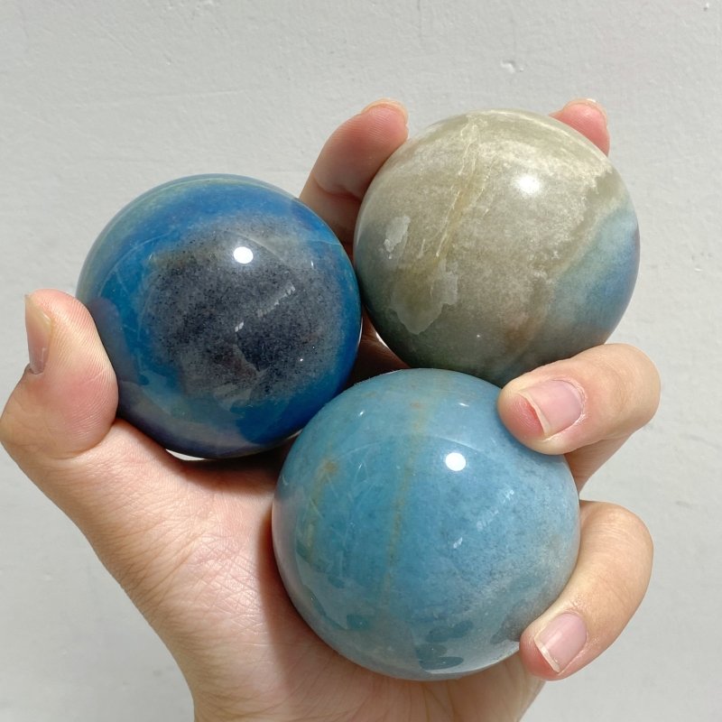 19 Pieces Trolleite Stone Spheres -Wholesale Crystals