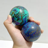 10 Pieces Azurite Mixed Malachite Spheres #3