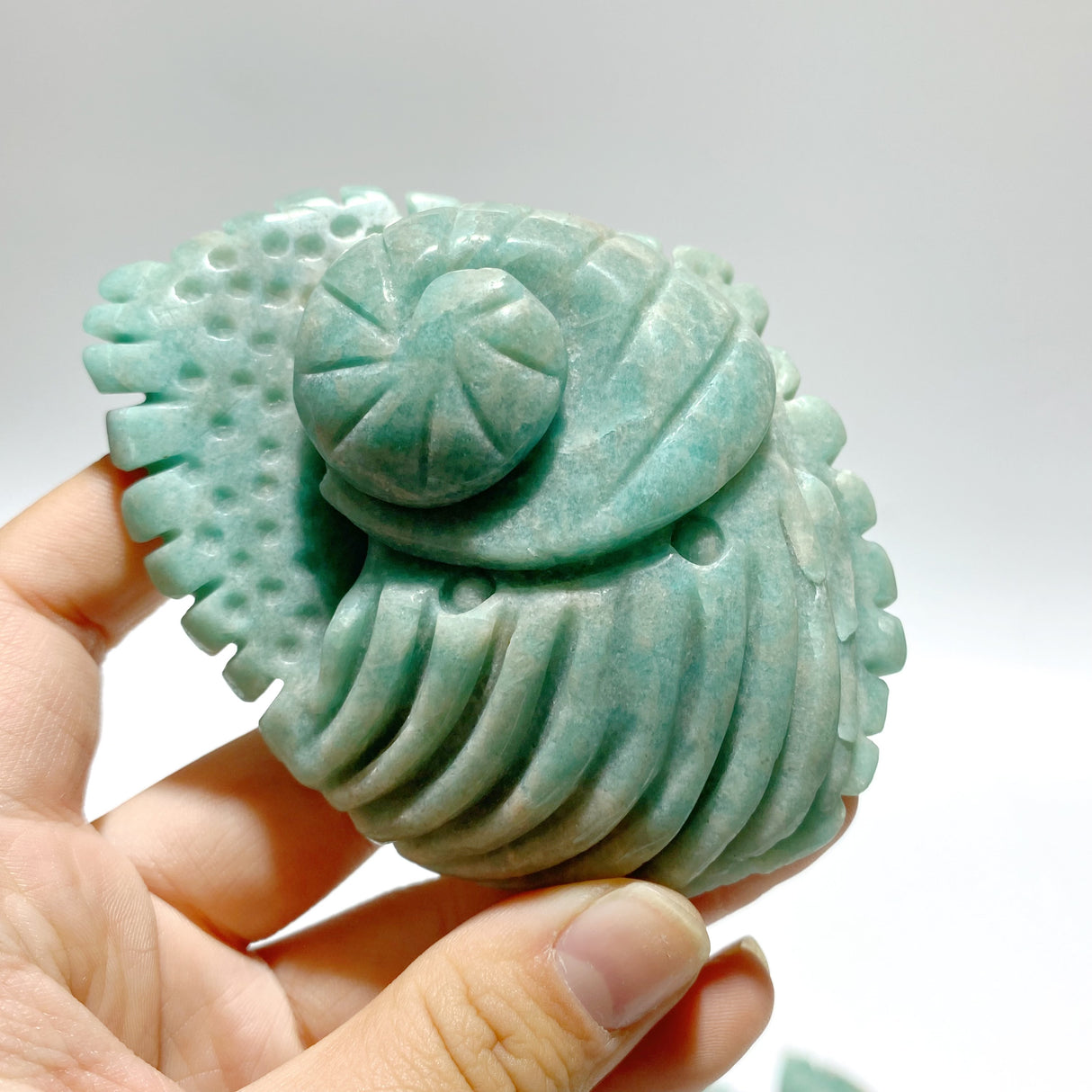 16 Pieces Amazonite Sea Animal Carving