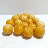 2-2.3inch Yellow Calcite Stripe Spheres Wholesale -Wholesale Crystals