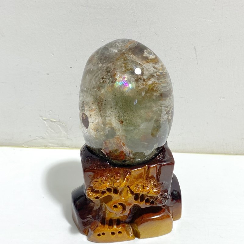 2 Pieces Beautiful Garden Quartz With Stand -Wholesale Crystals