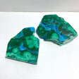 2 Pieces High Quality Beautiful Chrysocolla Mixed Malachite Slab Specimen 10 - Wholesale Crystals
