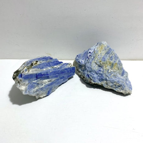 2 Pieces Large Blue Kyanite Rough Stone Specimen - Wholesale Crystals
