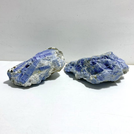 2 Pieces Large Blue Kyanite Rough Stone Specimen - Wholesale Crystals