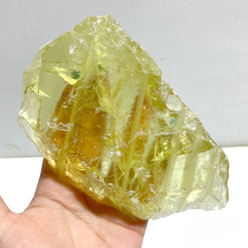 2 Pieces Large Citrine Raw Stone Specimen With Beautiful Rainbow 8 - Wholesale Crystals