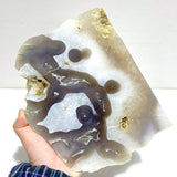 2 Pieces Large Moss Agate Slabs - Wholesale Crystals