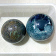 2 Pieces Large Moss Agate Spheres - Wholesale Crystals