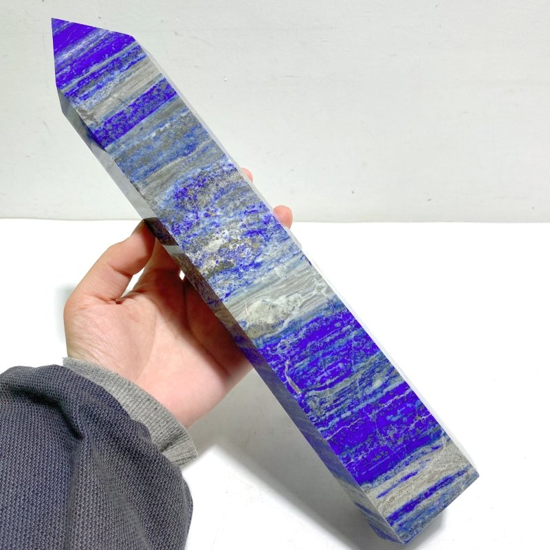 2 Pieces Tall Lapis Lazuli Points - Wholesale Crystals
