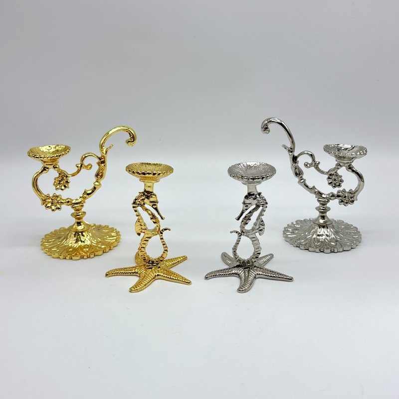 2 Styles Metal Crystal Sphere Stand Wholesale SeaHorse - Wholesale Crystals