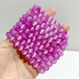 2 Types Purple Aura Selenite Bracelet Wholesale -Wholesale Crystals