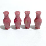 2 Types Vase Carving Wholesale Ocean Jasper Rhodonite -Wholesale Crystals