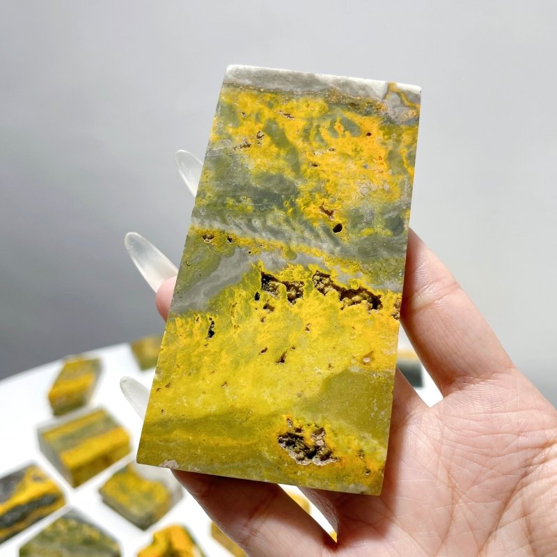 20 Pieces Beautiful Bumble Bee Jasper Polished Home Decor - Wholesale Crystals