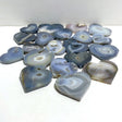 20 Pieces Geode Druzy Agate Heart -Wholesale Crystals