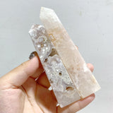 20 Pieces Geode Sakura Flower Agate Four-sided Tower Points -Wholesale Crystals