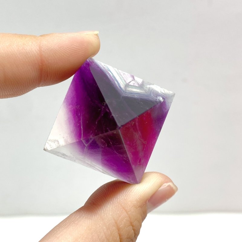 20 Pieces High Quality Rainbow Fluorite Pyramid - Wholesale Crystals