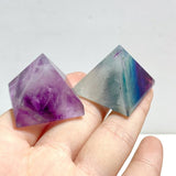 20 Pieces High Quality Rainbow Fluorite Pyramid - Wholesale Crystals