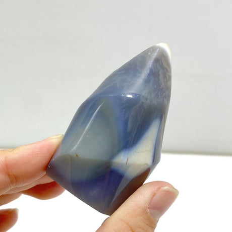 21 Pieces Black Orca Agate Flame Carving 1 - Wholesale Crystals