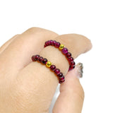 21 Types Crystal Beaded Rings Wholesale Tiger Eye Blue Aventurine -Wholesale Crystals