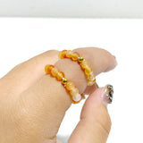 21 Types Crystal Beaded Rings Wholesale Tiger Eye Blue Aventurine -Wholesale Crystals