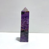 21CM Charoite Tower Point For Collection - Wholesale Crystals