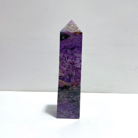 21CM Charoite Tower Point For Collection - Wholesale Crystals