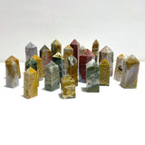 22 Pieces 8th Vein Ocean Jasper Tower - Wholesale Crystals