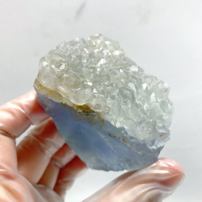 22 Pieces Blue Fluorite Mixed Calcite Raw Stone Specimen For Collection - Wholesale Crystals
